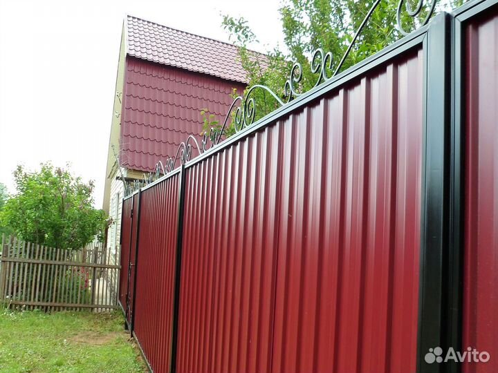 Заборы \ Калитки металлические 2D 2м