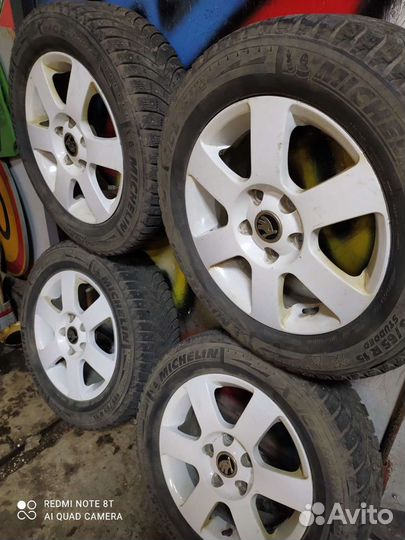 Колеса,литые диски от Шкоды r15