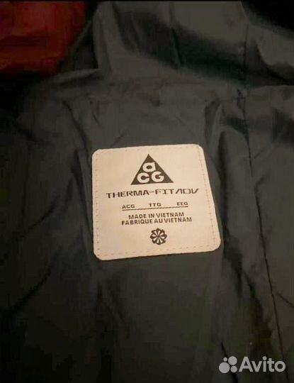 Пуховик nike acg