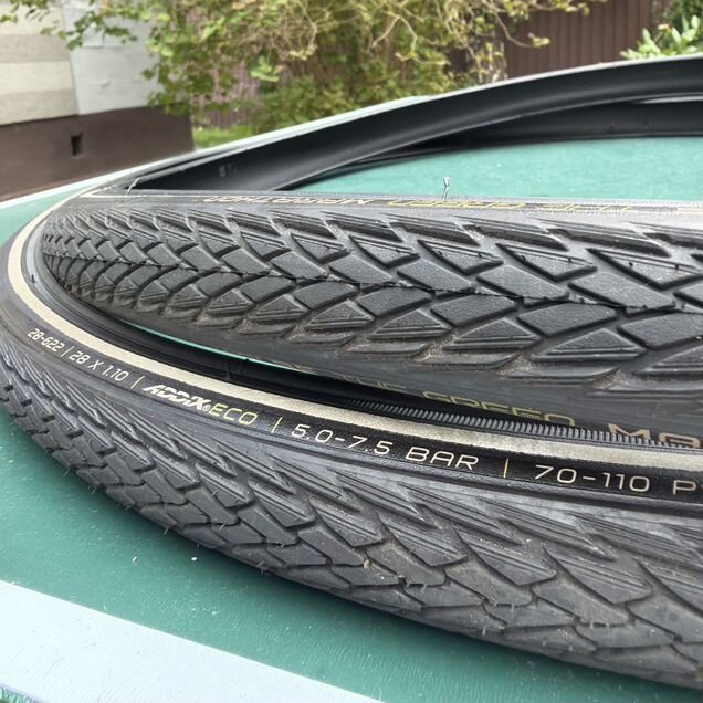 Покрышки schwalbe green marathon 700/28