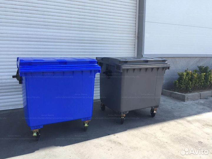 Мусорный Пластиковый Евроконтейнер 1100л C2653