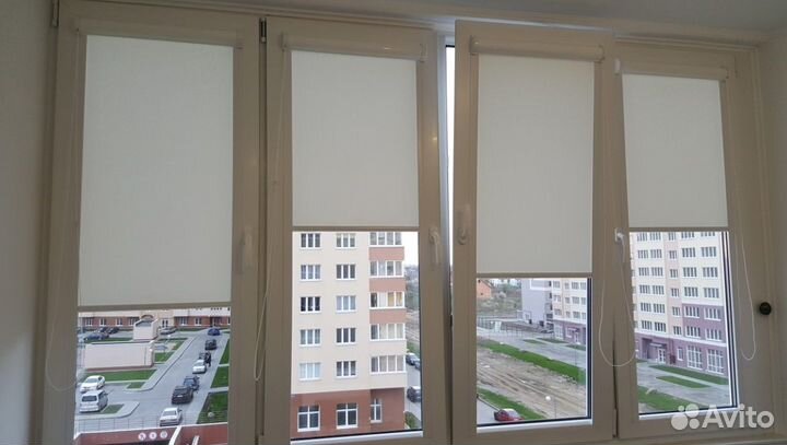 Шторы рулонные в кассете