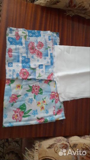 Лоскуты для рукоделия фланель и бязь