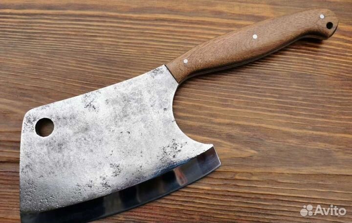 Нож тяпка топорик кованый