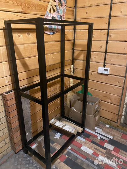 Дровник в стиле лофт по вашим размерам