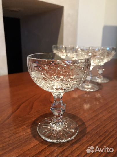 Хрустальные рюмки СССР