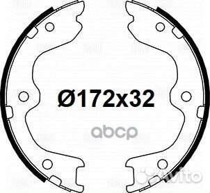 Колодки торм. для а/м Nissan Teana J32 (08) /In