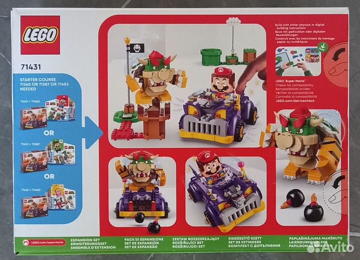 Lego Super Mario Маслкар Баузера набор оригинал