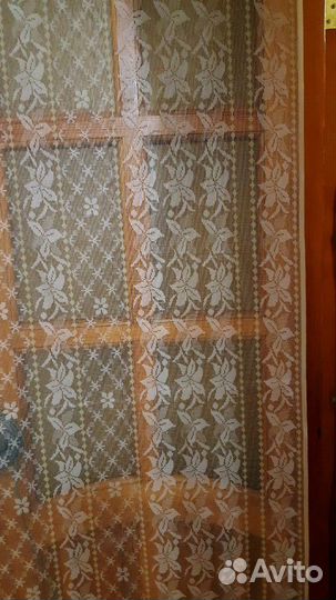 Тюль новая белая