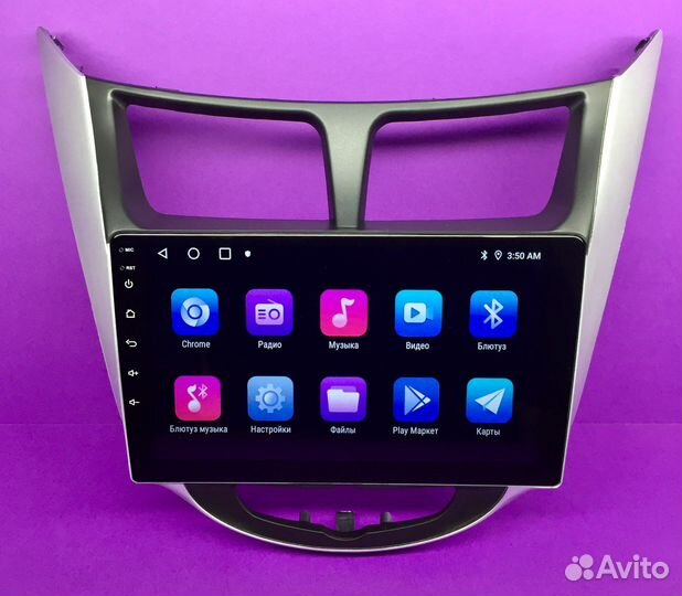 Магнитола на Hyundai Solaris 4/32GB