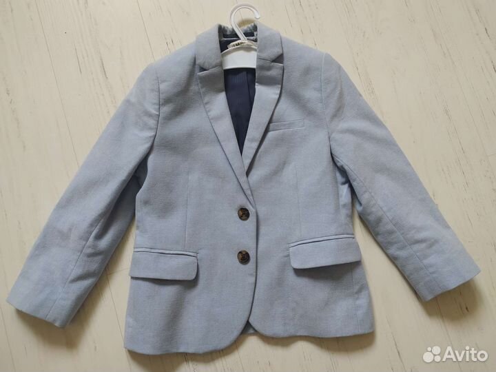 Рубашки, теплые брюки, свитера, пиджак 110-116