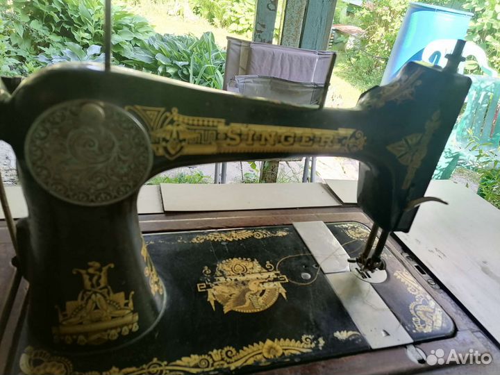 Швейная машинка зингер антикварная
