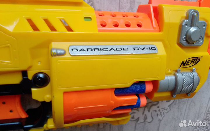 Бластер nerf Barricade RV -10 б/у