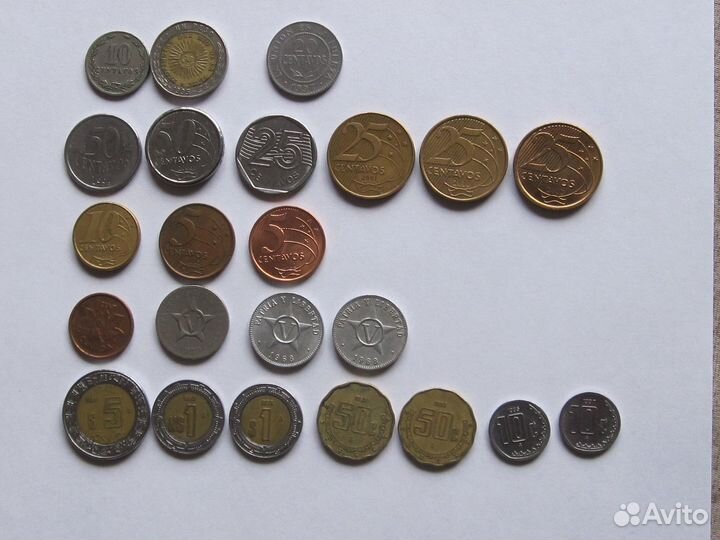 Монеты Северной и Южной Америки