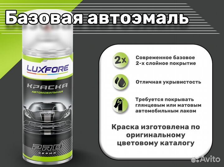 Краска спрей Luxfore (Hyundai SG2 Petrol Grey)