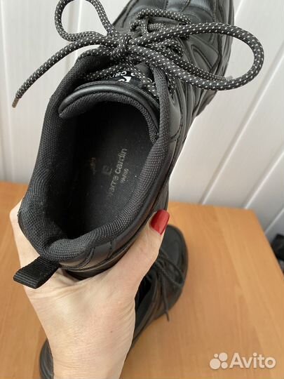 Женские кроссовки pierre cardin черные 38