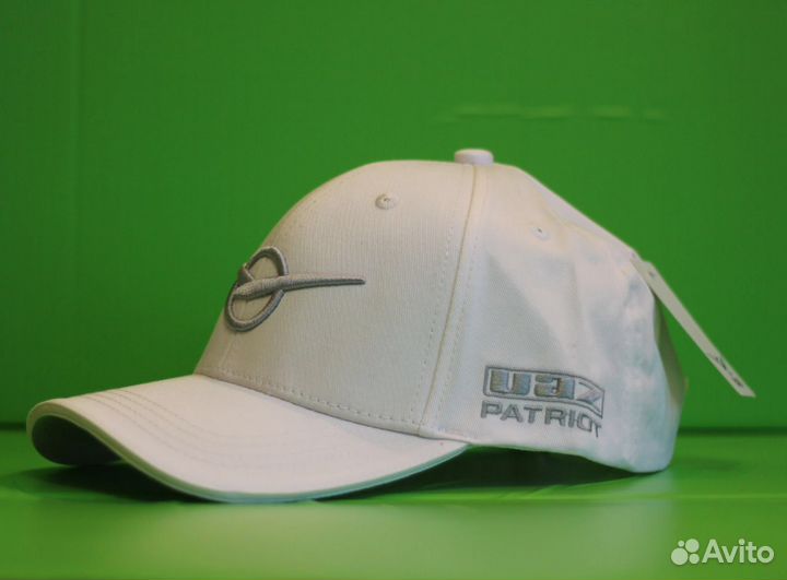 Новая бейсболка (кепка) UAZ (уаз) белый