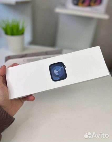 Apple watch 9 45mm яблочко/коробка