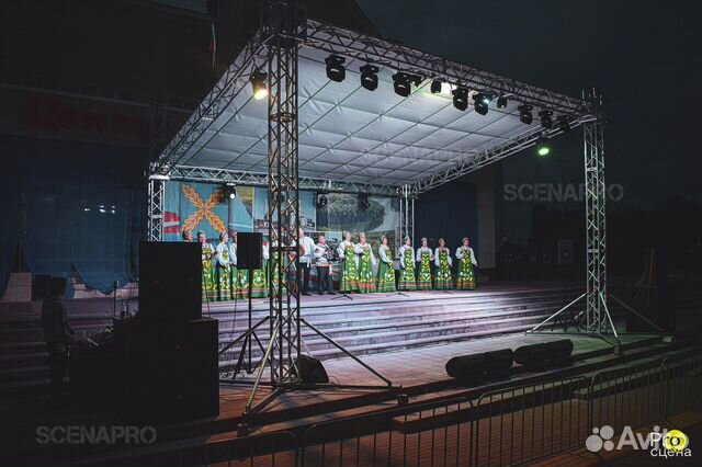 Навес для сцены из алюминиевых ферм