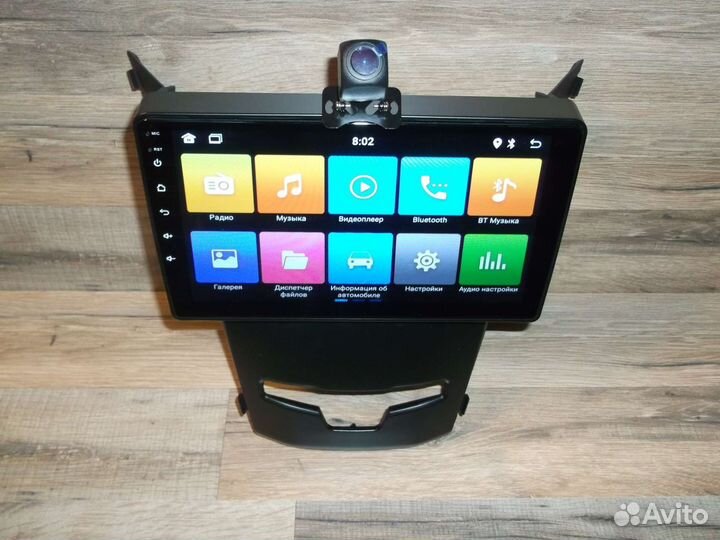 Магнитола SsangYong Action Android с камерой 2013+