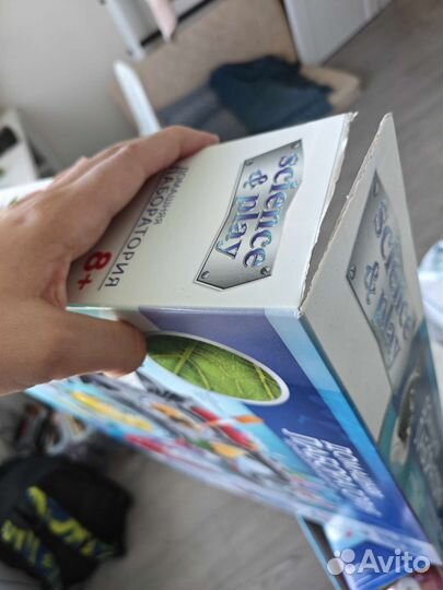 Набор для опытов, домашняя лаборатория Clementoni