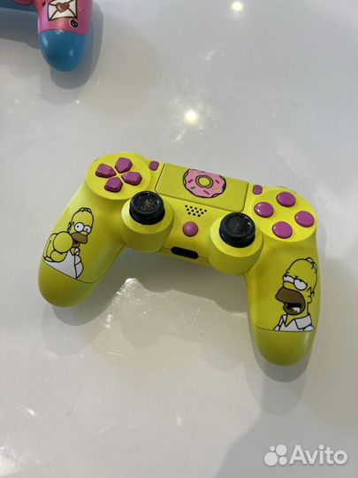 Dualshock 4 кастом Simpsons