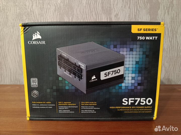 Corsair sf 750 80+platinum