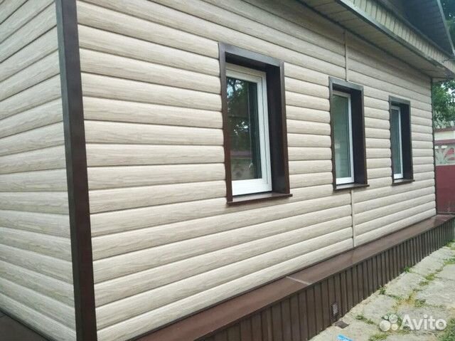 Сайдинг под дерево кирпич и камень