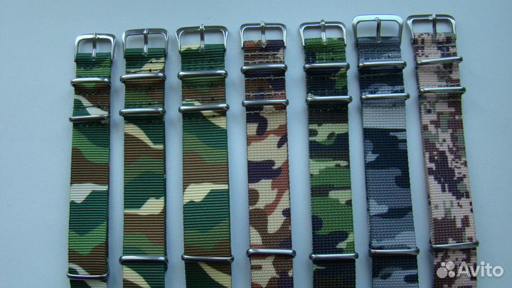 Новые нейлоновые ремни nato камуфляж