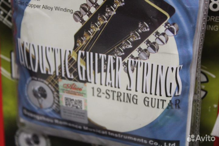 Струны для 12 струнной гитары Alice