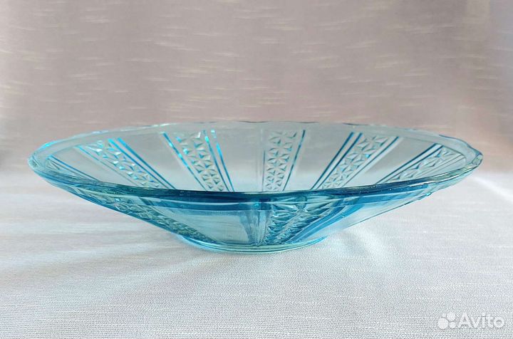Салатник цветное стекло СССР