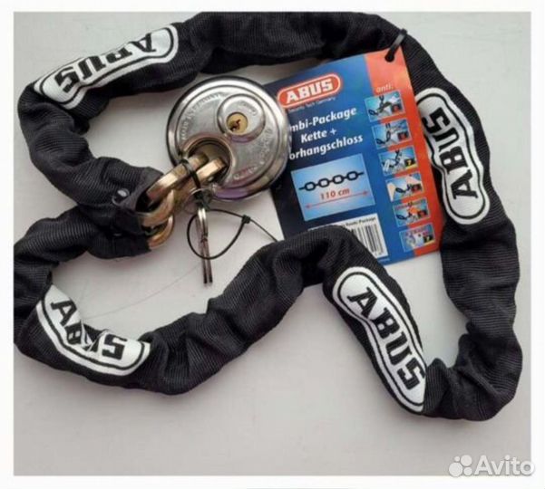 Замок усиленный для цепей Abus противоугонных