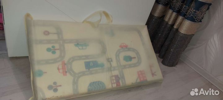 Детский коврик для ползания,двустрононный