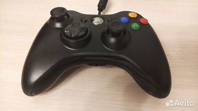 Контроллер Xbox 360, проводной, ориг., Хор. сост