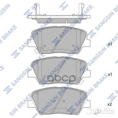 SP1833 колодки дисковые п. Kia Sorento (USA) 1
