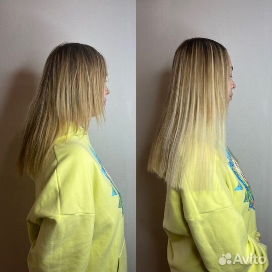 Наращивание волос, коррекция нарощенных волос