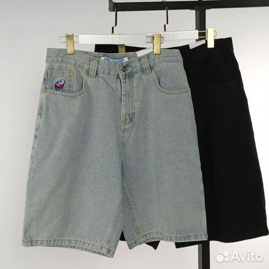 Шорты джинсовые мужские широкие polar big boy