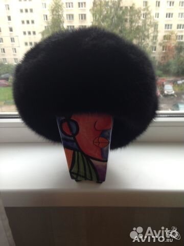 Берет норковый новый