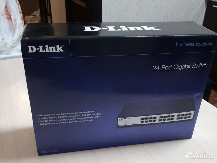Маршрутизатор D link dgs-1024d