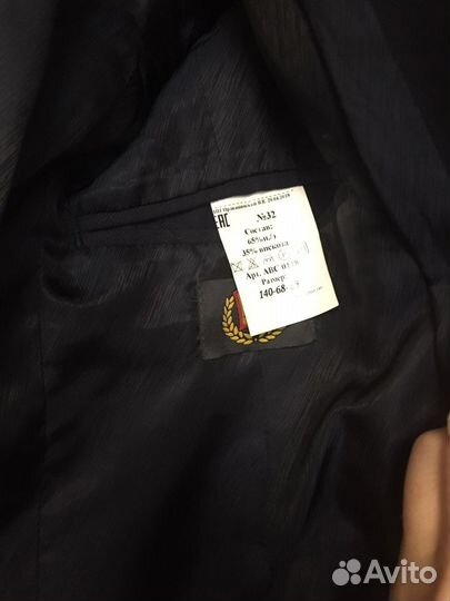 Пиджак школьный для мальчика 140