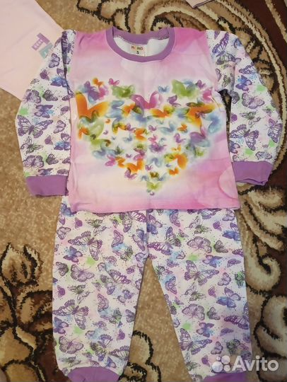 Вещи пакетом на девочку 98р