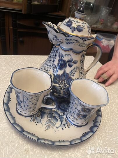 Сервиз чайный гжель