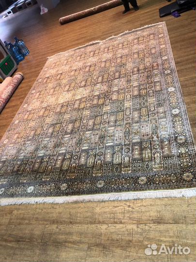 Шелковый ковер кашмир