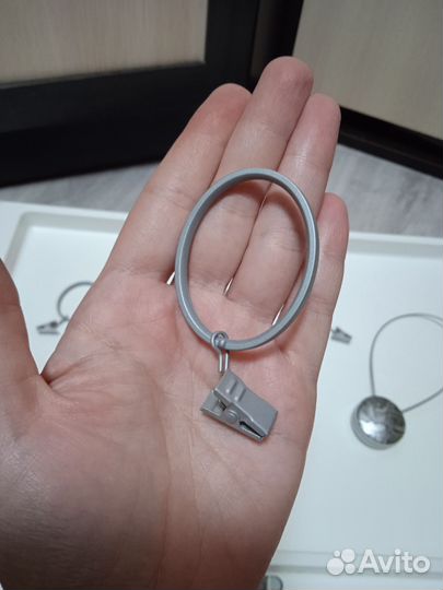 Кольца/крючки/крепления для штор riktig IKEA икеа