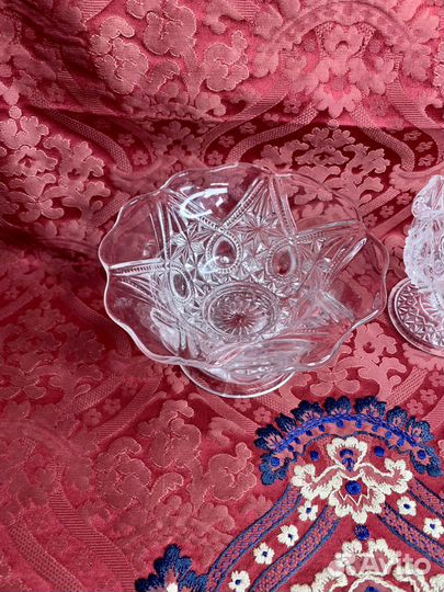 Старинный сливочник и сахарница Мальцов