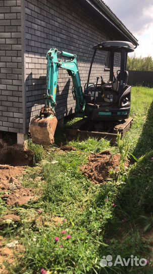 Услуги Мини экскаватора копка земляные работы