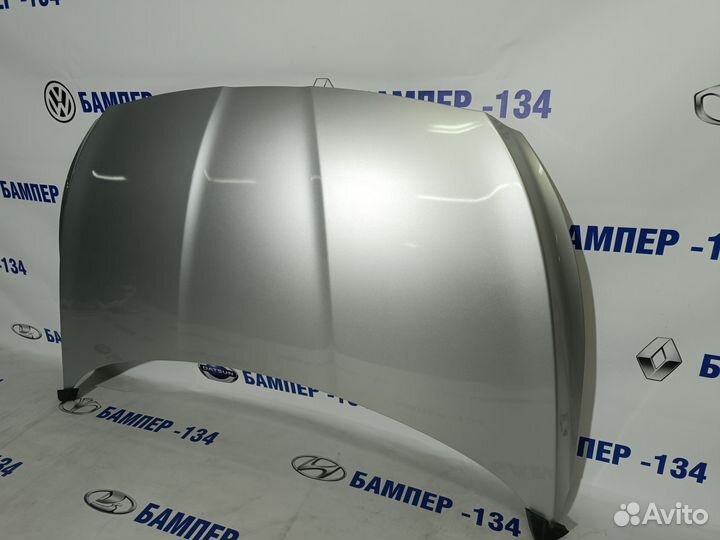 Капот hyundai solaris 1 2010-2014 серебристый