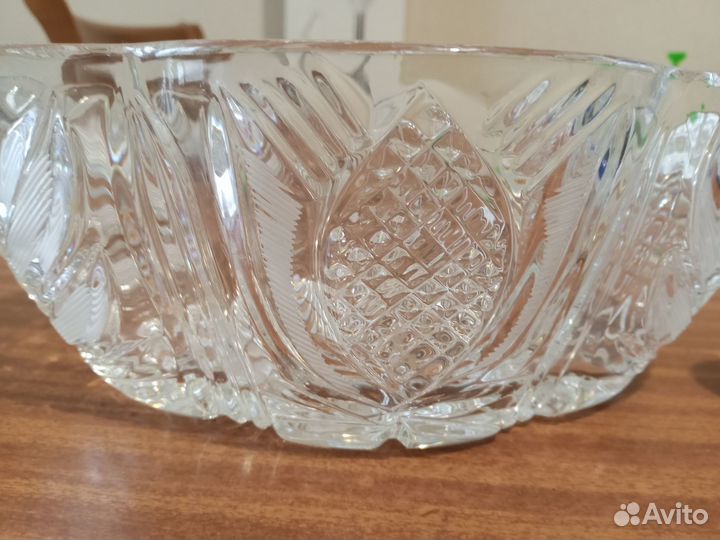 Хрустальная конфетница- салатник