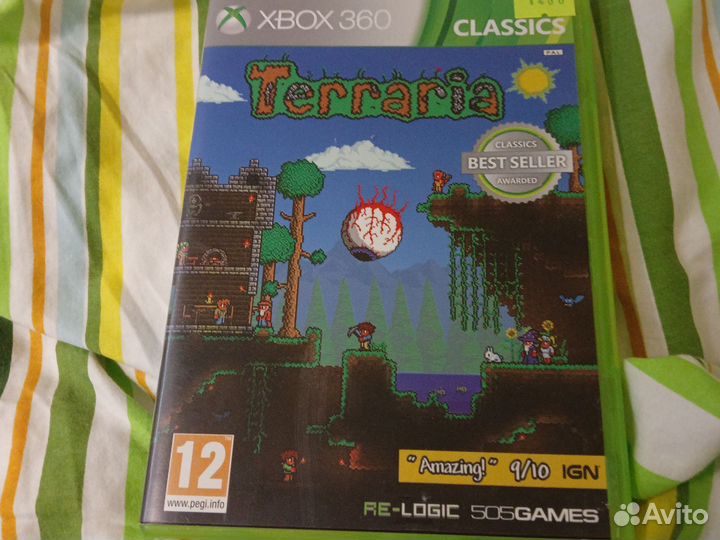 Диски на xbox 360 terraria