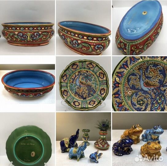 Кашпо керамическое